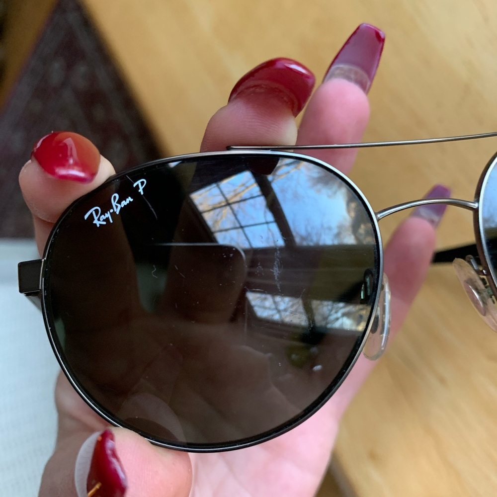 Ray-Ban RB3523 Black Polarized Sunglasses - Picture 10 of 11